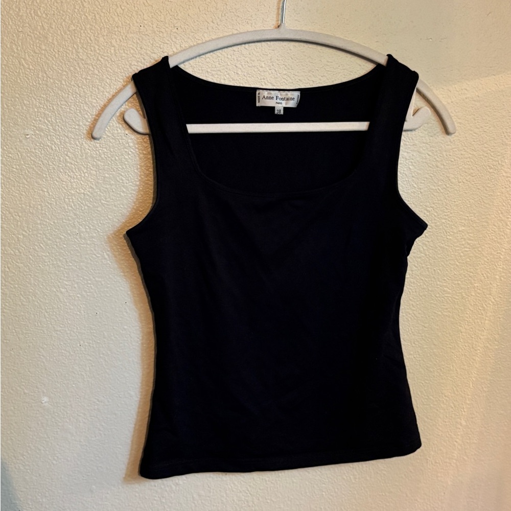 Anne Fontaine Paris Formal Black TankTop 38